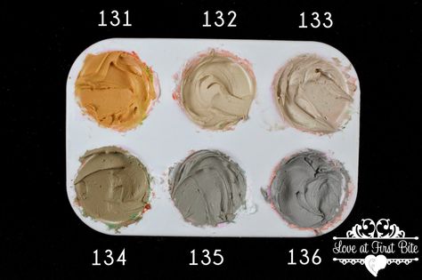 Grays and Browns - Mixing Muddy Colors . . . On Purpose Royal Frosting, Colored Cookies, Light Taupe Color, Frosting Colors, Coloured Icing, Color Mixing Chart, Cake Boards, Mixing Colors, Cookie Business