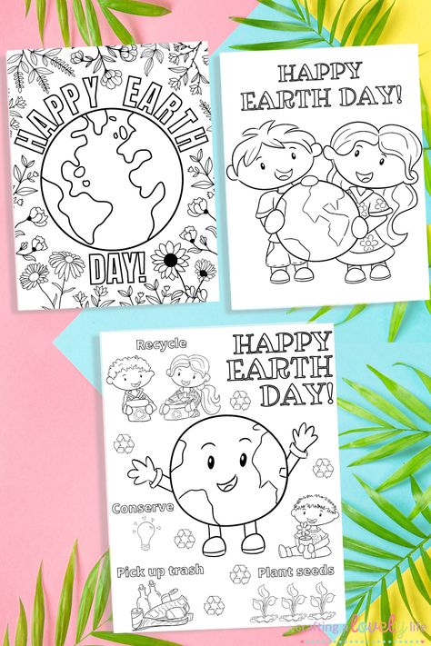 Earth Day Activities For Kids, Earth Day Worksheets, Earth Day Coloring Pages, Recycling Activities, April Crafts, Aol Mail, Earth Day Crafts, Pick Up Trash, Free Printable Activities