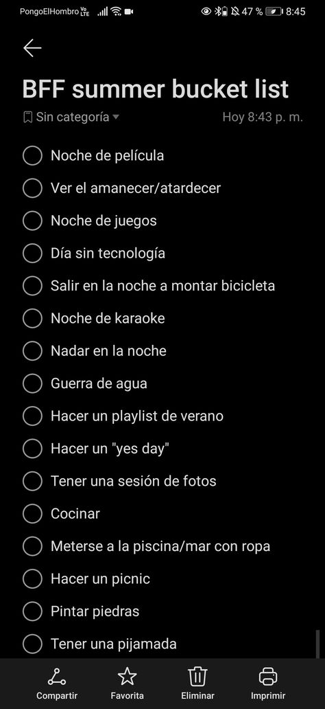 Ideas Para Hacer Con Amigas, Ideas Para Hacer En Verano, Bff Summer, Bff Bucket List, Funny Lists, Bored Games, Pijama Party, Just Good Friends, Tips To Be Happy