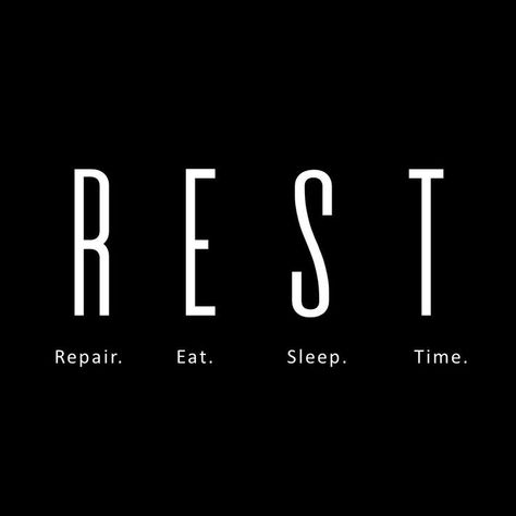 Workout Rest Day Quotes, Rest Your Body Quotes Health, Body Needs Rest Quote, Fit Mind And Body Quotes, Take Some Time To Rest Quotes, Fitness Rest Day Quotes, Rest Your Body Quotes, Mind Resting Quotes, Reset Quotes Life