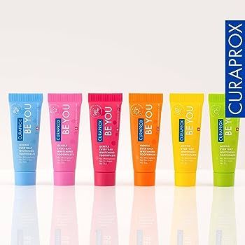 Curaprox Be You Six-Taste-Pack - Mini Travel Size Toothpaste and Toothbrush Kit. : Amazon.co.uk: Health & Personal Care Travel Size Toothpaste, Flavored Toothpaste, Whitening Toothpaste, Soft Toothbrush, White Teeth, Better Health, Packaging Labels, Xanthan Gum, Household Essentials