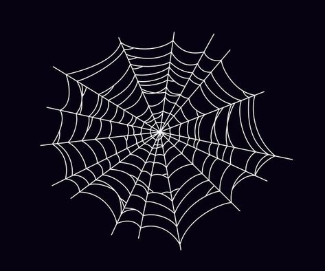 Round scary spider web. white cobweb sil... | Premium Vector #Freepik #vector #background #frame #party #halloween Spider Web Typography, Spider Net Drawing, Black Background White Drawing, Cobweb Tattoo, Witch Doodles, Spider Web Logo, Y2k Spider Web, Spider Web Png, Spider Vector