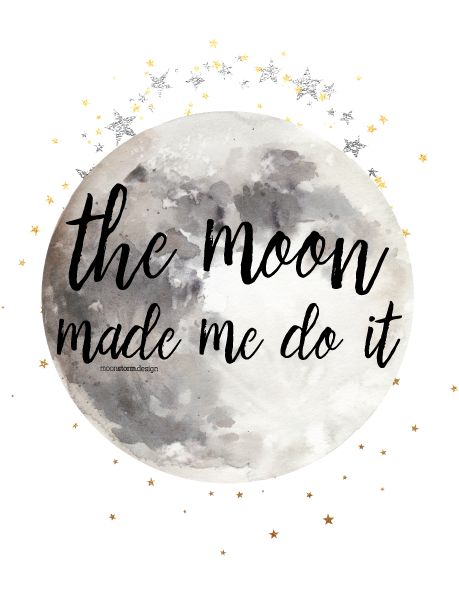 The moon made me do it. -moonstorm.design The Moon Made Me Do It, March Moon, Moon Made, Moon Quotes, Moon Baby, Social Media Strategist, Start Ups, Creative Entrepreneurs, Empath