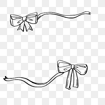 Painted Borders Designs, Cute Ribbon Drawing, Bow Border Design, Ribbon Border Design, Bow Banner, Ribbon Drawing, Bow Border, Holiday Drawing, Ribbon Illustration