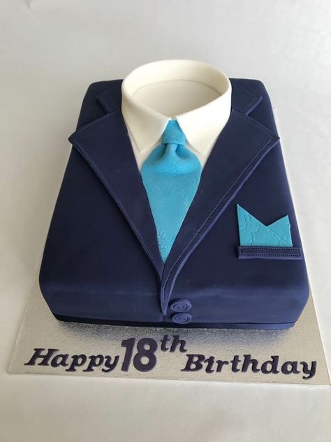 Men's suit cake Suit Cake For Men, Suit Cake, Men Cakes, Cake Decorating For Kids, Tuxedo Cake, Grad Cake, Shirt Cake, Cakes For Men, Birthday Cake Decorating