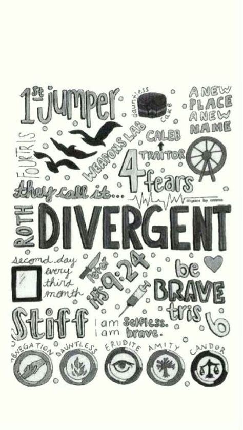 Quotes Book, Divergent, We Heart It, Quotes, White