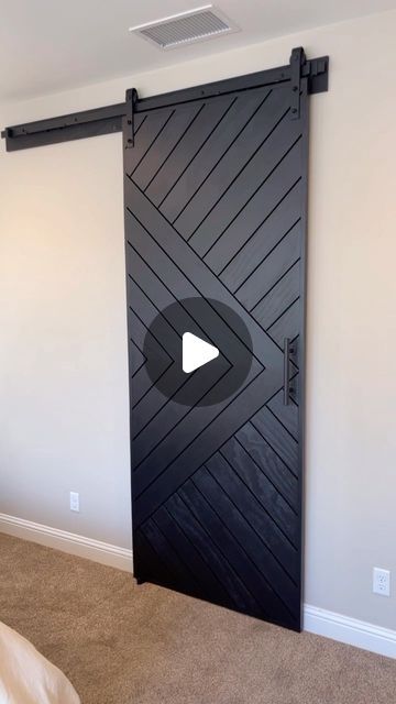 Hector on Instagram: "VERY AWESOME Sparrow Mirrored Barn Door installed @lifeatriverstoneca for @see__rod This beautiful door was painted in Tricorn Boack by @sherwinwilliams and finished off in all black hardware including the very popular soft close option. Full length mirror on the inside to keep you styling and profiling for years to come #barndoor #custombarndoor #mirroredbarndoor #sparrowbarndoor #tricornblackbarndoor #tricornblacksherwinwilliams #tricornblack #riverstone #maderaranchos #madera #fresno #clovis #woodworking #carpentry #hecsgoodwood @hecs_good_wood" Mirrored Barn Door, Mirror Barn Door, Custom Barn Doors, River Stones, Woodworking Carpentry, Length Mirror, Full Length Mirror, Door Installation, Beautiful Doors