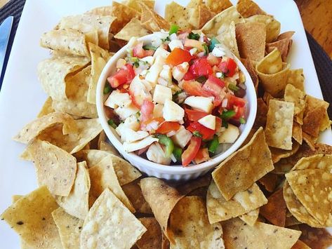 Conch Ceviche Recipe, Conch Recipes, Seafood Ceviche, Bahamian Food, Abundantly Blessed, Belize Food, Ceviche Recipe, Shrimp Ceviche, Popular Snacks