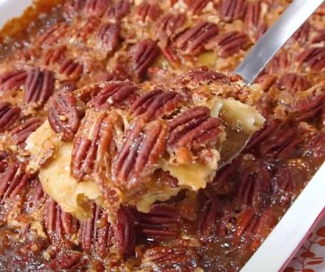 Cobbler With Pie Crust, Pecan Pie Cobbler, Pecan Cobbler, The Best Dessert, Crunchy Pecans, Best Dessert, Recipe Steps, Pecan Pie, Chopped Pecans