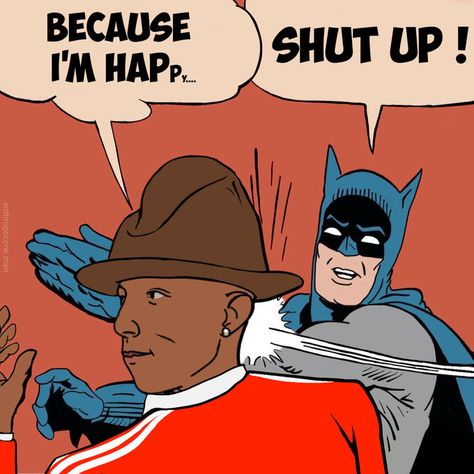 pharrell williams Batman Slapping Robin, I Am Batman, Memes Humor, The Batman, Shut Up, Bones Funny, Funny Photos, Funny Images, Funny Pictures