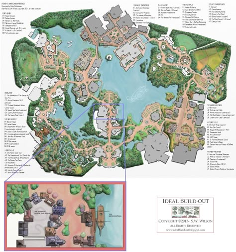 Disney's America Amusement Park Plan, Theme Park Planning, Theme Park Map, Park Plan, Zoo Map, Zoo Architecture, Zoo Park, Urban Design Graphics, Planet Coaster