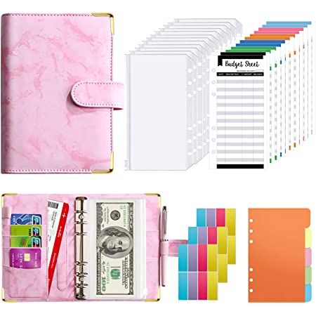 Saving Binder, Money Envelope System, Expense Sheet, Money Organizer, Yellow Office, Binder Pockets, Cash Budget Envelopes, Money Envelope, Bill Organization