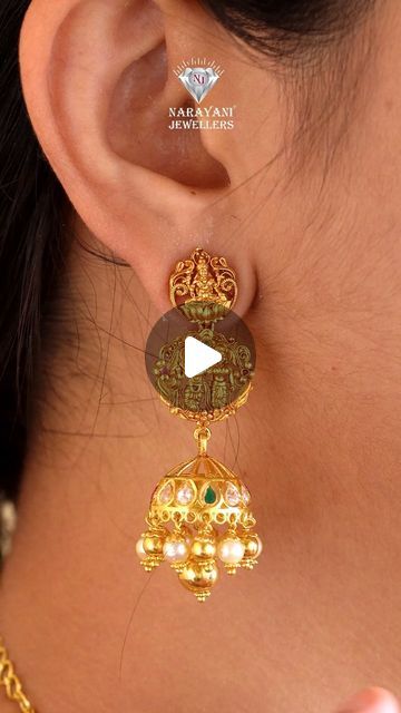 Narayani Jewellers on Instagram: "✨Tradition In Their Design, Something Truly Enchanting, Made Just For You✨

Our Beautiful lightweight Gold Jhumkas are a symphony of beauty and intricate detailing.✨

Indulge in our stunning range of Traditional and Handcrafted gold Jewellery only at Narayani Jewellers visit us today!💫
.
.
.
.
.
For more details, please call or WhatsApp at +91 9666011112
.
.
.
.
#Narayanijewellers#jewellery #jewelry #gold #goldearrings #nakshijewellery #nakshiearrings #goldnakshiearrings #jhumkis #jhumkies #jhumki #jhumkiearrings #goldjewellery #goldjewellery #earringcollection #earringdesigns #southindianjewellery #weddingjewellery #bridaljewellery #hyderabadbrides #traditionaljewellery #ethnicjewellery #jewellery #22kgoldjewellery #916jewellery" Jhumki Designs Gold, Gold Jhumka Designs, Gold Jhumkas, Jhumka Designs, Jhumki Earrings, South Indian Jewellery, Earrings Collection, Jewelry Gold, Gold Jewellery