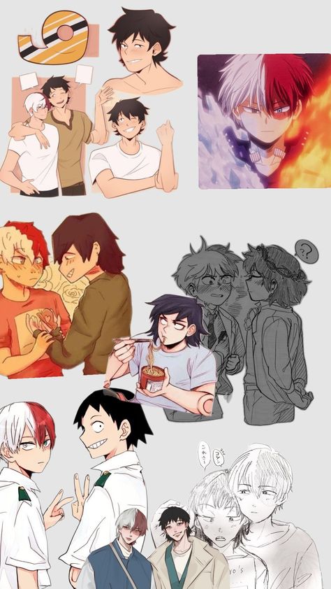 sero and todoroki Sero And Todoroki, Seroroki Fanart, Todoroki X Sero, Sero X Todoroki, Mha Ships, Anime Backgrounds, Cold Front, My Hero Academia Episodes, Anime Background