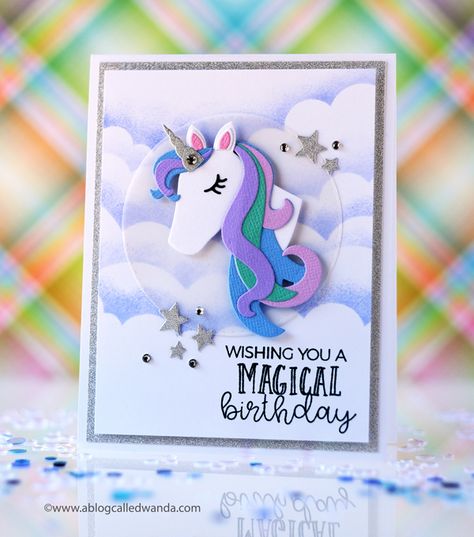 Diy Unicorn Birthday Card, Build A Unicorn, Unicorn Desserts, Unicorn Birthday Cards, Unicorn Card, Taylored Expressions, Kids Birthday Cards, Fun Fold Cards, Card Making Inspiration