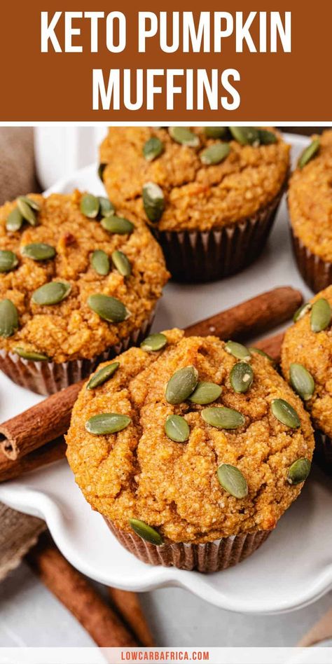 Best Keto Pumpkin Muffins, Easy Keto Pumpkin Muffins, Keto Pumpkin Protein Muffins, Low Carb Pumpkin Muffins Almond Flour, Easy Keto Muffins Almond Flour, Pumpkin Muffins Made With Almond Flour, Low Carb Pumpkin Breakfast, Almond Pumpkin Muffins, Keto Pumpkin Zucchini Muffins