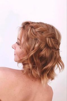 Formal Hairstyles For Short Hair, Hoco Hair Ideas Short, Prom Hairstyles For Short Hair, Hoco Hairstyles, Hairdos For Short Hair, Short Wedding Hair, Penteado Cabelo Curto, Hoco Hair Ideas, Cute Hairstyles For Short Hair