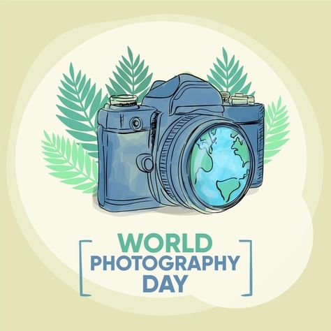 World photography day camera and earth | Free Vector #Freepik #freevector #hand #camera #world #hand-drawn World Photography Day Poster, Photography Day Poster, Iso Photography, Hiring Poster, Photo Graphy, World Photography Day, Love Of Nature, Canvas Photography, Photographer Logo