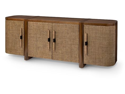 Zoey Walnut Sideboard | PALECEK Scandinavian Wardrobe, Crockery Cabinet, Sideboard Scandinavian, Dining Table Lighting, Console Furniture, Cnc Furniture, Walnut Sideboard, Sideboard Tv Unit, Chandelier Table Lamp