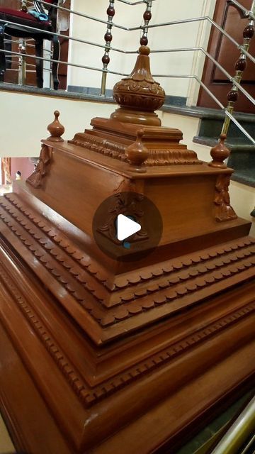 MFA on Instagram: "Pooja mandir gopuram 🔱
...
.

#poojaroomdesign #poojamandirdesignsforhome #poojaroomdecor #interiores #instadaily #interiordesign #wooddesign #woodcarving #cncwoodworking #cncwoodcarving #trendingreels #omnamahshivaya" Cnc Wood Carving, Pooja Mandir, Cnc Woodworking, Pooja Room Design, Om Namah Shivaya, Pooja Rooms, Wood Design, Wood Carving, Dream House