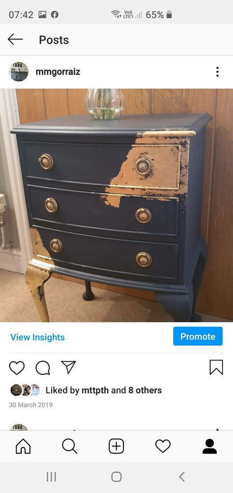 Side Table Upcycle, Table Upcycle, Gold Side Table, Furniture Upcycling, Furniture Redo, Redo Furniture, Upcycled Furniture, Refinishing Furniture, Antique Dresser