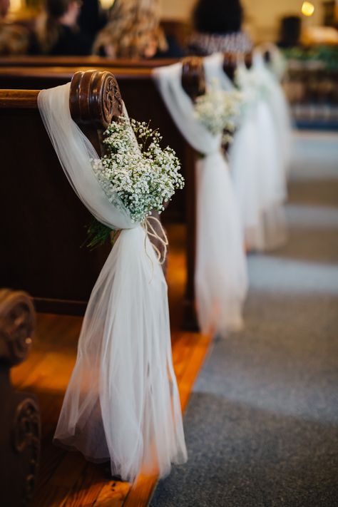 Church Aisle, Wedding Church Decor, Boutique Photography, Pew Bows, Rustic Wedding Decorations, Floral Boutique, Church Wedding Decorations, Church Decorations, Aisle Flowers