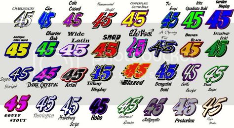 Number Fonts - General discussion - USCutter Forum Race Car Numbers Font, Racing Numbers Fonts, Race Car Numbers, Car Letter, Motorcycle Paint Jobs, Number Fonts, Sacred Geometry Art, Logo Number, Sport Inspiration