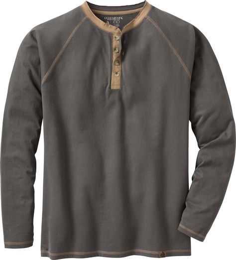 Men's Recluse Henley | Legendary Whitetails Casual Confortable, Mens Henley, Rugged Look, Mode Casual, Henley Shirt, Camisa Polo, Henley Shirts, Casual Shirts For Men, Moda Casual