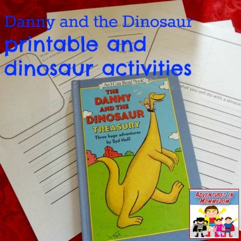 Danny and the Dinosaur is a great book for early readers with high interest. We had some fun dinosaur activities, and then had some writing activities to go with it. Danny And The Dinosaur Activities, Social Studies Education, Dinosaur Printables, Teaching Geography, Kindergarten Themes, My Father's World, Teachable Moments, Dinosaur Activities, Family Fun Night