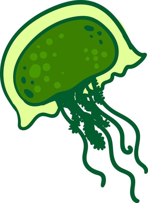 Green jellyfish , illustration, vector on white background Jellyfish Vector Illustration, Green Jellyfish Wallpaper, Jellyfish Vector, Green Jellyfish, Jellyfish Wallpaper, Jellyfish Illustration, Wallpaper Drawing, Hair Stenciling, Background Background