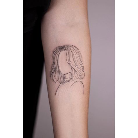 Dotwork Portrait, Portrait Tattoo Sleeve, Lines Tattoo, One Line Tattoo, On Tattoo, Symbolic Tattoos, Tattoo Ink, Line Tattoos, Skin Art