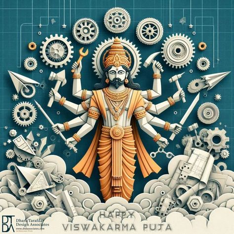 Wishing you a very Happy Vishwakarma Puja! May the divine blessings of Lord Vishwakarma, the architect of the universe, fill your life with prosperity, success, and happiness. #viswakarmapuja #viswakarma Happy Vishwakarma Puja, Lord Vishwakarma, Vishwakarma Puja, Divine Blessings, Success And Happiness, The Architect, The Divine, Very Happy, The Universe