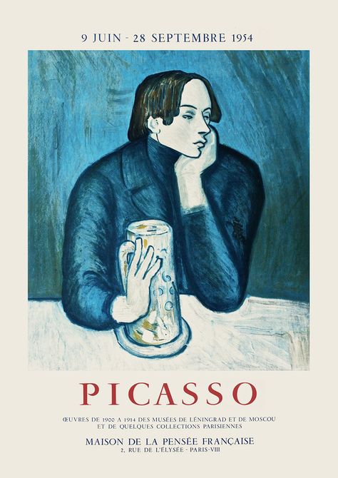 1 - Vintage Pablo #Picasso Poster Lithograph created for the Maison de La Pensee Francaise exhibition in Paris, 1954. Created by Mourlot, Paris.
2 - Picasso exhibition #poster for gallery in Lubeck, 1961. 
3 - Vintage Picasso #exhibitionposter for Gallery Felix Vercel in #Paris, 1972. 
4 - Vintage Picasso exhibition poster for Galerie Louise Leiris in Paris, 1964. 
5 - Exhibition Poster Picasso "The time after Guernica 1937-1973", Berlin 1992.

#poster #picasso #exhibitionposter #museumprint Art Tourism, Picasso Poster, Posters Conception Graphique, Art Picasso, Picasso Paintings, Art Exhibition Posters, Picasso Art, Art Classique, Japanese Graphic Design