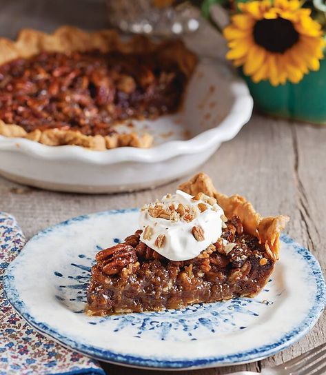 Pecan-Date Pie Recipe - Southern Lady Magazine Pecan Date Pie, Date Pie, Pecan And Date Pie, Date Pecan Pie, Date Pie Recipes, Pecan Pie Galette, Bourbon Date Pecan Pie, Southern Living Chocolate Pecan Pie, Utterly Deadly Southern Pecan Pie Recipe