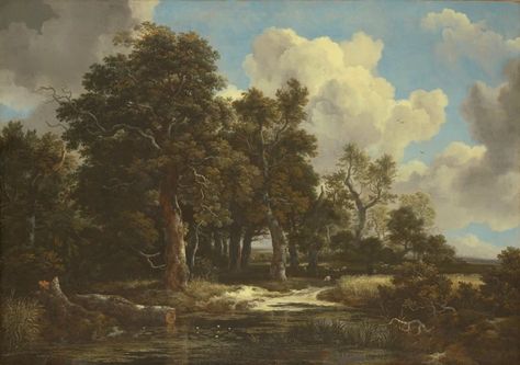 Kimbell Art Museum Purchases Major 17th Century Dutch Landscape Painting by Jacob van Ruisdael | Nord on Art Mill Painting, Jacob Van Ruisdael, Kimbell Art Museum, Dutch Landscape, Water Mill, Cottage In The Woods, European Paintings, Dutch Artists, Water Lily