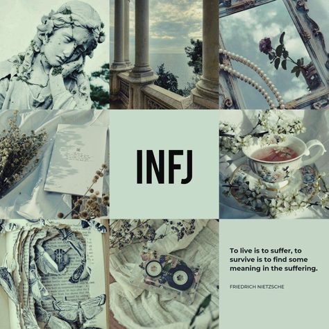 Infj Astetic, Infj 9w1 Aesthetic, Infj Pfp, Infj Aesthetic Pictures, Infj Moodboard, Aesthetician Aesthetic, Infj Fanart, Personalidad Infj, Infj Traits