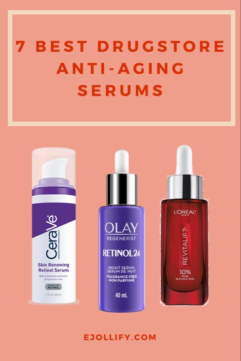 Best Serums For Face Anti Aging, Best Drugstore Skin Care Anti Aging, Best Serums For Aging Skin, Best Products For Aging Skin, Best Skin Care For Aging Skin, Best Face Serum Anti Aging, Best Face Cream Anti Aging, Best Otc Retinol, Night Face Serum