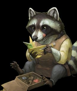 Raccoon Fantasy Art, Raccoon Folk Dnd, Raccoon Character Design Human, Humblewood Character, Anthro Characters, Raccoon Art, Fantasy Animals, D D Items, Racoon