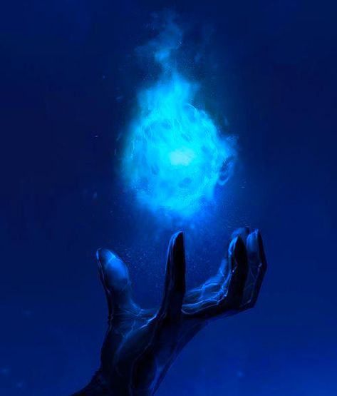 Attuned to energy, Raven and very easily manipulate this energy around her in many ways. Druid Magic Aesthetic, Energy Powers Magic, Energy Manipulate, Blue Fire Magic, The Opposites, Ice Powers, Behind Blue Eyes, Magic Aesthetic, Magic Powers