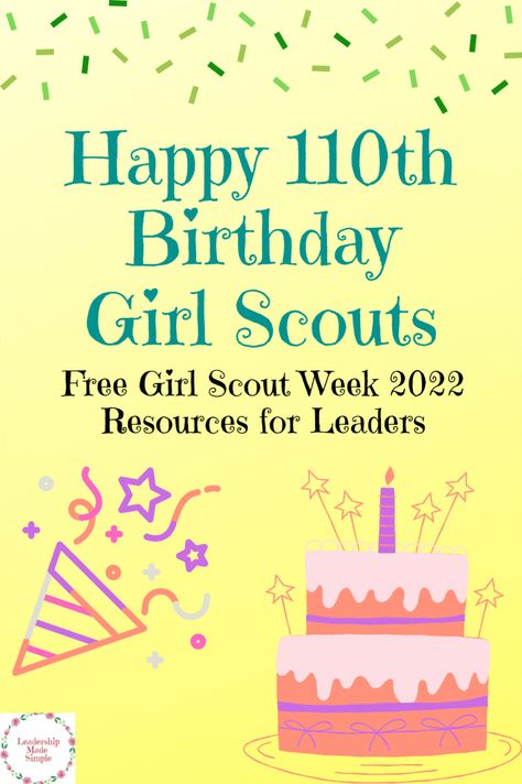 Girl Scout Week Activities, Girl Scout Birthday Activities, 2024 Activities, Girl Scouts History, Girl Scout Meeting Ideas, Girl Scouts Brownies, Brownie Girl, Meeting Activities, Meeting Ideas