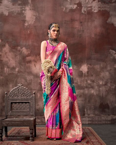 CATALOG: 14549 Looking These Party Wear Saree in Fine Colored.These Saree And Blouse is Fabricated On Rangkat Handloom Silk.Its Beautified With Handloom Weaving Designer. Just click on the link for any assistance: https://wa.me/919409462680 #ShortKurti #CasualWear #Fancy #Ethnic #Designer #Kurti #ShortKurti #Smart #Dress #Saree #SalwarKameez #EthnicDress #LoveForEthnic #FestiveWear #Shopping #Family #Gift #Girlish #Wedding #Function #Party #HerDress #Wardrobe #bollywoodstylefile #Gowns #Rea... Rangkat Saree, Multi Color Saree, Art Silk Sarees, Zari Work, Banarasi Saree, Organza Saree, Banarasi Sarees, Draped Fabric, Pink Silk