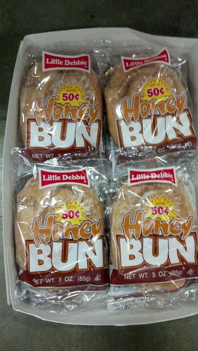 Honey Buns Little Debbie Snack Cakes, Debbie Snacks, Instant Breakfast, Honey Bun, Bakery Menu, Little Debbie, Junk Food Snacks, Honey Buns, Bulk Food