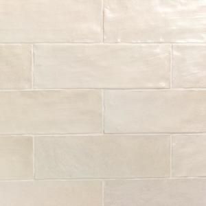 Ivy Hill Tile Catalina Vanilla 3 in. x 6 in. x 8 mm Polished Ceramic Subway Wall Tile (5.38 sq. ft./case)-EXT3RD101720 - The Home Depot Beige Tile Fireplace Surround, Cream Tile Bathroom, Cream Tile, Bullnose Tile, Tiles For Wall, Kitchen Backsplash Designs, Ceramic Subway Tile, Ivy Hill Tile, Kitchen Fireplace