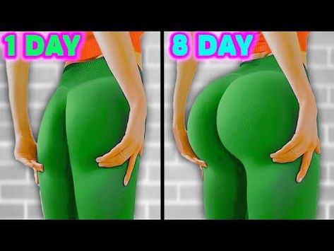 Do This Every Morning To Get A Bubble Butt - YouTube How To Get A Bubble But In A Week, But Exercises For Women, Bubble Buttocks Workout, Total Body Workout Routine, Exercise For Beginners, Bigger Buttocks Workout Exercises, Small Waist Workout, All Body Workout, Buttocks Workout