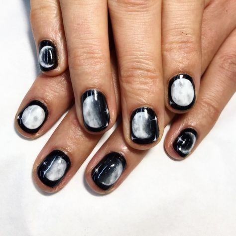 Phases Of The Moon Nails, Moon Phases Nails, Nails Moon Phases, Moonstone Moon Phase Ring, Moon Phase Nails, Mystical Moon Phase Ring, Moon Phases Nail Art, Moon Nails Design, Moon Nails