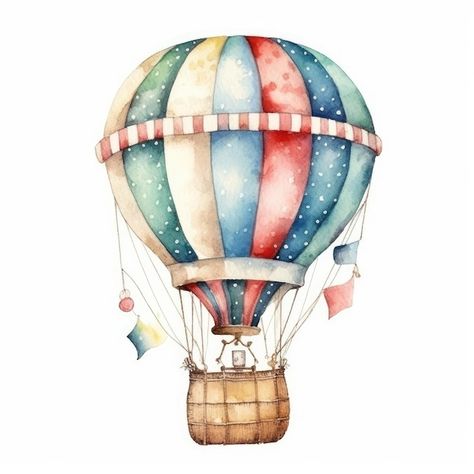 Photo watercolor illustration of a hot a... | Premium Photo #Freepik #photo #air-balloon #hot-air-balloon-watercolor #airship #hot-balloon Hot Air Balloon Illustration Watercolors, Hot Air Balloon Drawing Illustration, Hot Balloon Illustration, Air Baloons Paintings, Hot Air Ballon Drawings, Promarkers Art, Ballon Drawing, Hot Air Baloons, Cartoon Hot Air Balloon