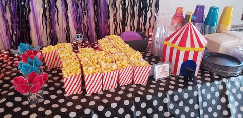 Circus themed snacks for coraline birthday party Coraline Circus, Coraline Birthday Party, Birthday Party Ideas Food, Coraline Party, Coraline Birthday, Party Ideas Food, Theme Snack, Themed Snacks, Third Birthday Party