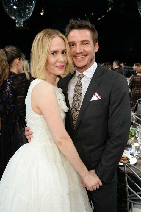 Amy Sedaris, Sarah Paulson, Pedro Pascal, Celebrity Art, American Horror, American Horror Story, Soulmate, Actors & Actresses, Flower Girl Dresses