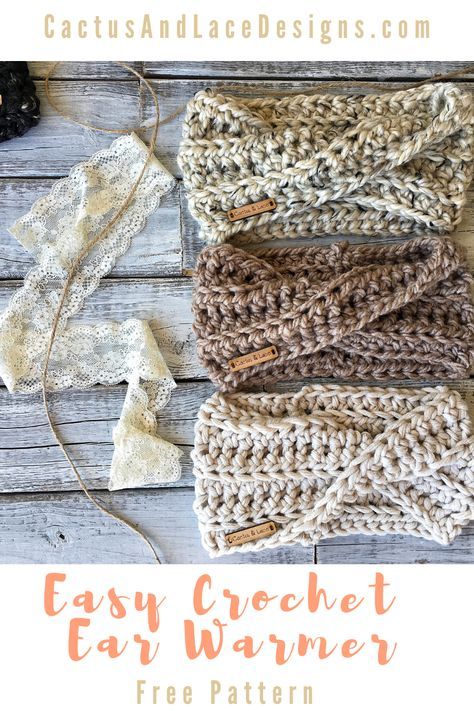 Free Crochet Patterns For Scarves Using Bulky Yarn, Beginner Crochet Projects Bulky Yarn, Crochet Headband Super Bulky Yarn, Bulky Yarn Crochet Headband, Crochet Patterns Headband Free, Free Crochet Patterns For Bulky Yarn, Bulky Headband Crochet Pattern, Chunky Yarn Headband Crochet, Super Bulky Crochet Headband