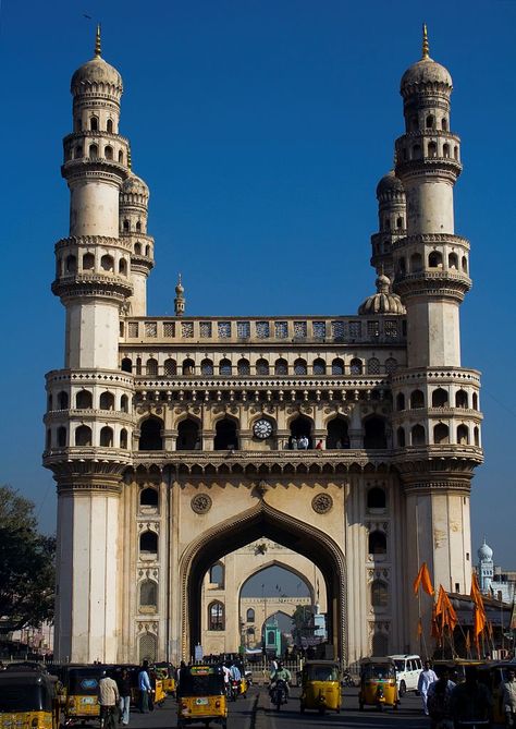 Char Minar, Hyderabad, Andhra Pradesh, India Char Minar, Asia Continent, Amazing India, Best Vacation Destinations, Indian Architecture, Bhutan, Andhra Pradesh, Tourist Places, Historical Place